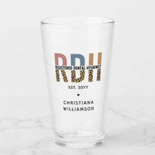 Aangepaste RDH-geregistreerde tandheelkundige cade Glas