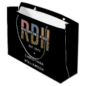 Aangepaste RDH-geregistreerde tandheelkundige cade Groot Cadeauzakje (Achterkant Gekanteld)