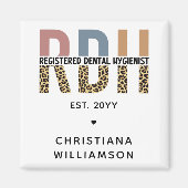 Aangepaste RDH-geregistreerde tandheelkundige cade Magneet (Voorkant)