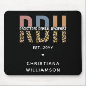 Aangepaste RDH-geregistreerde tandheelkundige cade Muismat (Voorkant)