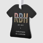 Aangepaste RDH-geregistreerde tandheelkundige cade Ornament (voorkant)