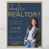 Aangepaste Realtor Professionele Vastgoed Marketin Flyer (Voorkant)