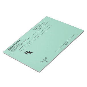 Aangepaste receptennotitieblok – Bewerkbare dokter Notitieblok