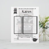 Aangepaste receptenpagina (Staand voorkant)