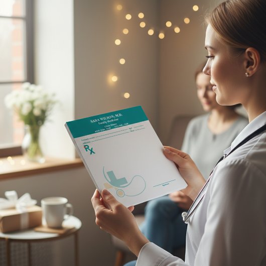 Aangepaste receptensjabloon | Bewerkbare RX-notiti Notitieblok