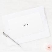 Aangepaste rechthoekige stickers, Formaat: Vel van Sticker (Envelop)