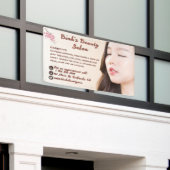 Aangepaste reclame voor Aziatisch schoonheidshapsa Spandoek (Buitenkant Gebouw)