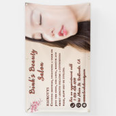 Aangepaste reclame voor Aziatisch schoonheidshapsa Spandoek (Verticaal)