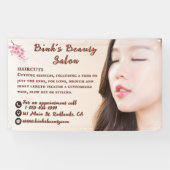 Aangepaste reclame voor Aziatisch schoonheidshapsa Spandoek (Horizontaal)