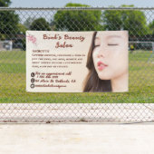 Aangepaste reclame voor Aziatisch schoonheidskapsa Spandoek (Insitu)