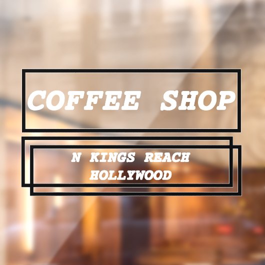 Aangepaste reclame voor zakelijke advertenties raamsticker (Vel 2)