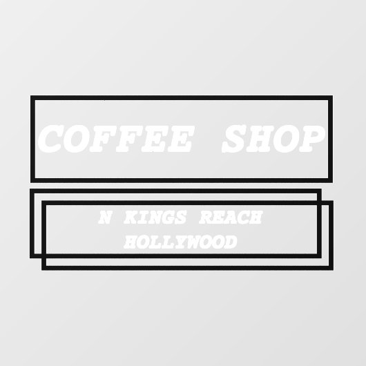 Aangepaste reclame voor zakelijke advertenties raamsticker (Vel)