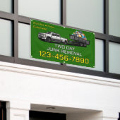 Aangepaste reclameomheining voor afvalverwijdering spandoek (Buitenkant Gebouw)