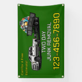 Aangepaste reclameomheining voor afvalverwijdering spandoek (Verticaal)
