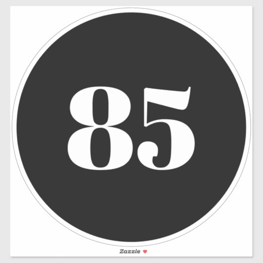 Aangepaste recycling van afval kan huisnummer Adre Sticker (Vel)