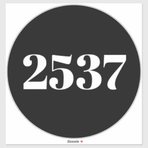 Aangepaste recycling van afval kan huisnummer Adre Sticker