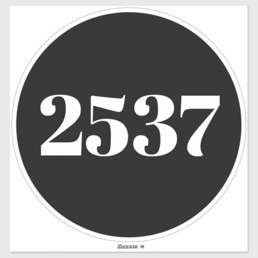 Aangepaste recycling van afval kan huisnummer Adre Sticker (Vel)