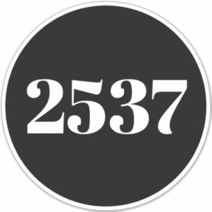 Aangepaste recycling van afval kan huisnummer Adre Sticker