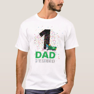 Aangepaste recycling vuilniswagen Birthday Party D T-shirt