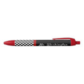 Aangepaste Red Black Teacher's Schrijven Pen Gift (Bovenkant)