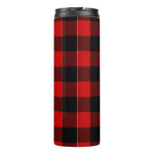 Aangepaste Red Buffalo Pset Travel Mug Thermosbeker (Achterkant)