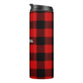 Aangepaste Red Buffalo Pset Travel Mug Thermosbeker (Geroteerd rechts)