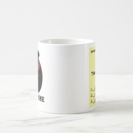 Aangepaste Red Bull Dingen-to-Do mok (Center)