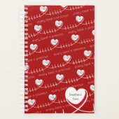 Aangepaste Red CHD Heart Care Planner (Voorkant)