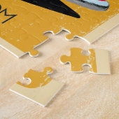 Aangepaste Red Classic Truck Garage Legpuzzel (Zijkant)