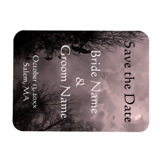 Aangepaste Red Mist van het Haunted Sky Save the D Magneet (Horizontaal)