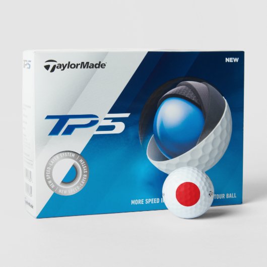 Aangepaste Red Taylor gemaakt TP5 golfballen (Verpakking)