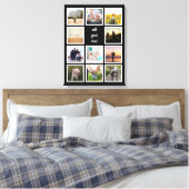 Aangepaste reeks 11 Foto Aangepast collage Canvas Afdruk (Insitu (Slaapkamer))