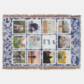 Aangepaste reeks 11 Foto Aangepast collage Deken (Voorkant)