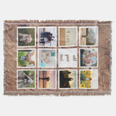 Aangepaste reeks 11 Foto Aangepast collage Deken (Voorkant)
