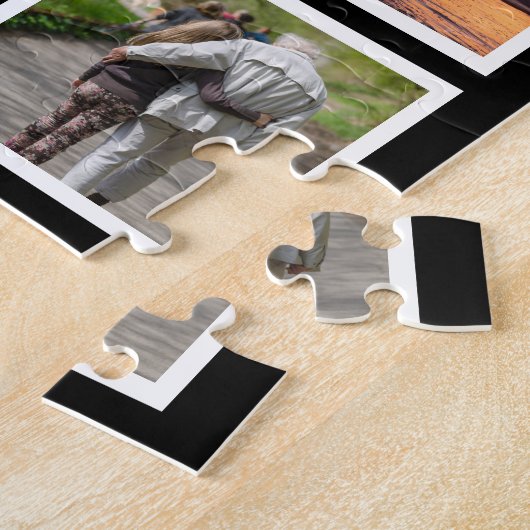 Aangepaste reeks 11 Foto Aangepast collage Legpuzzel (Zijkant)