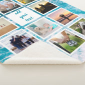 Aangepaste reeks 11 Foto Aangepast collage Sherpa Deken (3/4)