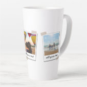 Aangepaste reeks 3 Foto Aangepast collage Latte Mok (Rechterhoek)