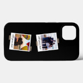 Aangepaste reeks 4 Foto Aangepaste collage Case-Mate iPhone Case (Achterkant (horizontaal))