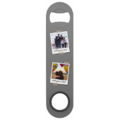 Aangepaste reeks 4 Foto Aangepaste collage Speed Flessenopener (Voorkant)