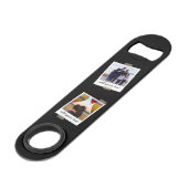 Aangepaste reeks 4 Foto Aangepaste collage Speed Flessenopener (Voorkant Gekanteld)