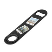 Aangepaste reeks 4 Foto Aangepaste collage Speed Flessenopener (Achterkant Gekanteld)