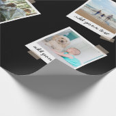 Aangepaste reeks 6 Foto Aangepast collage Cadeaupapier (Hoek)