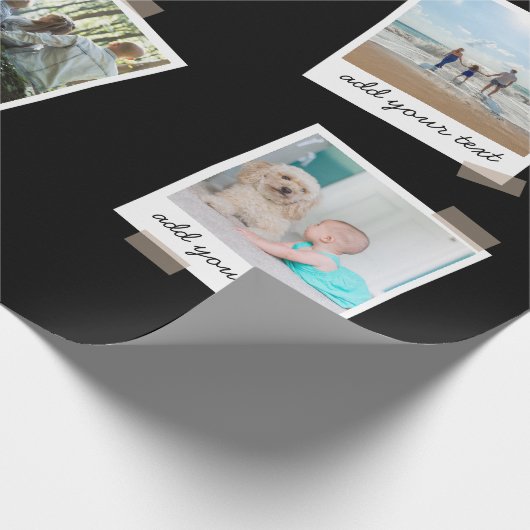 Aangepaste reeks 6 Foto Aangepast collage Cadeaupapier (Hoek)