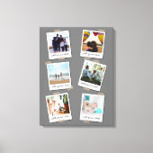 Aangepaste reeks 6 Foto Aangepast collage Canvas Afdruk (Voorkant)