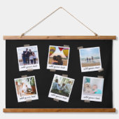 Aangepaste reeks 6 Foto Aangepast collage Hangend Wandkleed (Voorkant)