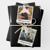 Aangepaste reeks 6 Foto Aangepast collage Inpakpapier Vel (In situ)