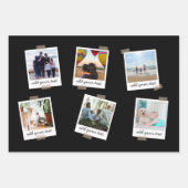 Aangepaste reeks 6 Foto Aangepast collage Inpakpapier Vel (Voorkant)