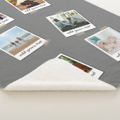 Aangepaste reeks 6 Foto Aangepast collage Sherpa Deken (3/4)