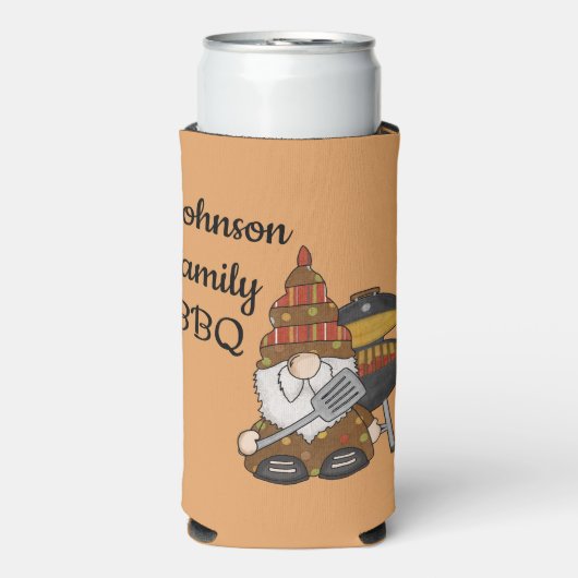 Aangepaste reeks BBQ Seltzer Blikjeskoeler (Seltzer Voorkant)