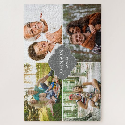 Aangepaste reeks Collage multi-foto's Legpuzzel (Verticaal)